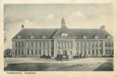 (388-008-047) Enschede Textielschool, Verzamelen, Ansichtkaarten | Nederland, Overijssel, Verzenden