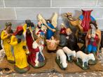 Vintage  kerststal beeldjes (260725s), Diversen, Kerst, Ophalen of Verzenden, Gebruikt