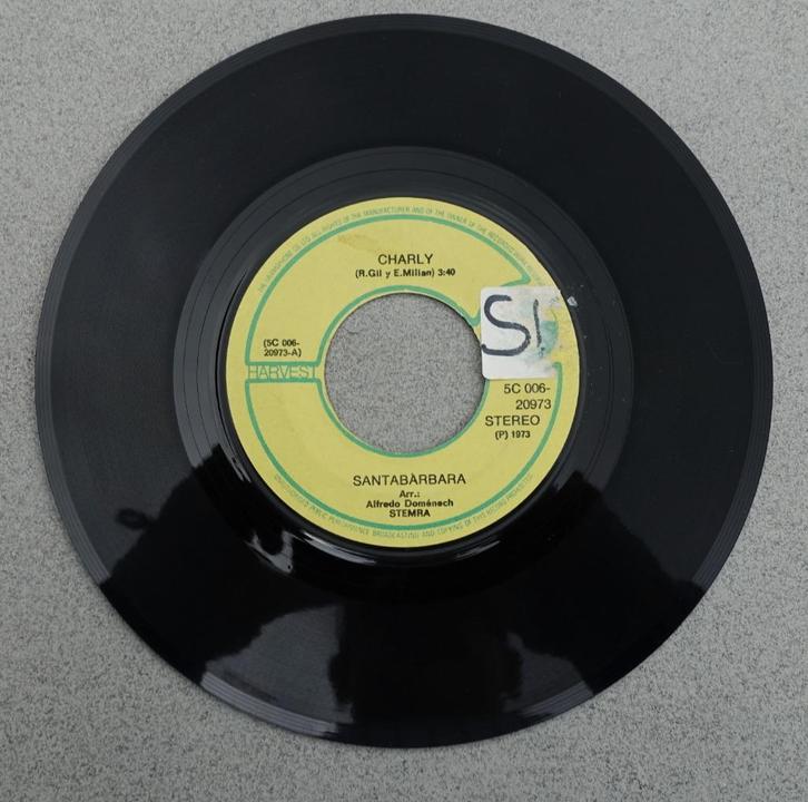 santabarbara - charly, Cd's en Dvd's, Vinyl Singles, Gebruikt, Single, Overige genres, 7 inch, Ophalen of Verzenden