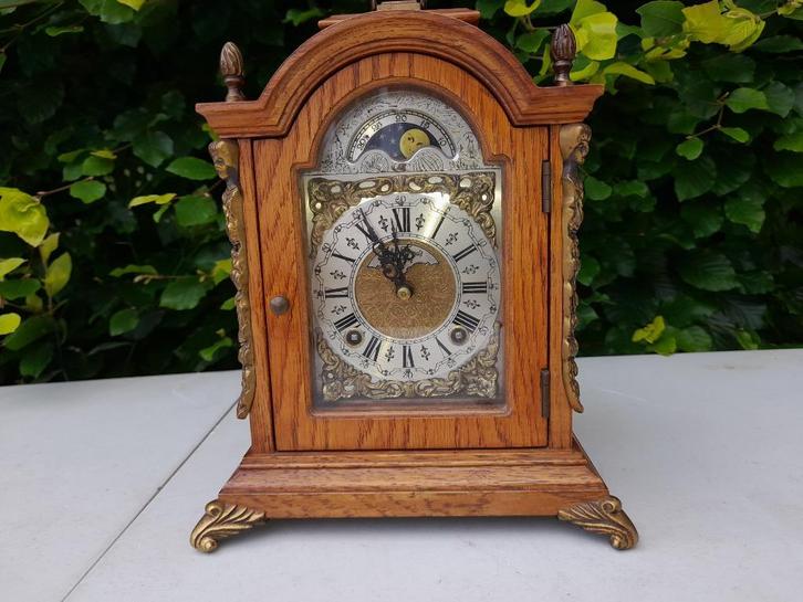 zeer oude in top staat vintage warnink mantel top klok, Antiek en Kunst, Antiek | Klokken, Ophalen of Verzenden