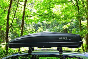 Te Huur Hapro Traxer 6.6 Dakkoffer/ Skibox 410L + Dakdrsgers beschikbaar voor biedingen