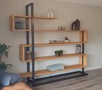 Stellingkast, Wandmeubel, Roomdivider hout & staal, Huis en Inrichting, Ophalen, Zo goed als nieuw