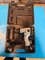 Stanley Compressed Air Impact Wrench Set 1/2'' With 17 Parts, Doe-het-zelf en Verbouw, Gereedschap | Boormachines, Ophalen of Verzenden