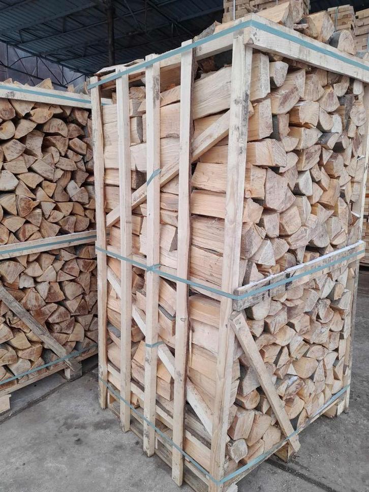 Haardhout haagbeuk geklooft en droog aanbieding!!, Tuin en Terras, Haardhout, Blokken, Beukenhout, 3 tot 6 m³, Ophalen