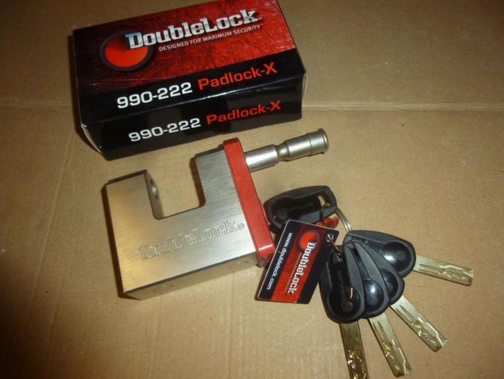 opknapper doublelock 990-222 hangslot scm goed gekeurd 22,50, Auto diversen, Aanhangwagen-onderdelen, Zo goed als nieuw, Ophalen