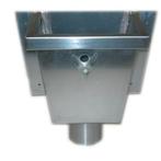 Zinken Vergaarbak Vierkant (Junior) 60, 70, 80mm UITVERKOOP!, 60 tot 80 mm, Nieuw, Ophalen of Verzenden, Zink