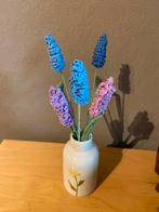 Gehaakte lavendelbloemen boeket - Handgemaakt, Ophalen of Verzenden, Nieuw, Binnen