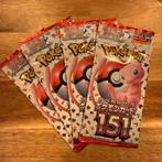 4x sv2a boosterpacks — Japanse 151 set, Ophalen of Verzenden, Nieuw, Booster