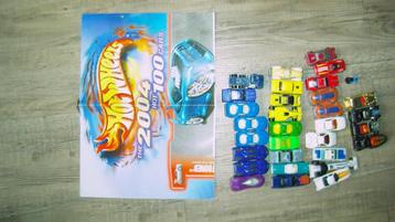 Hot Wheels autootjes + Mooie Poster beschikbaar voor biedingen