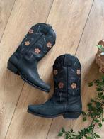 Low West flowerboots 38 western boots bohemian laarzen, Kleding | Dames, Hoge laarzen, -, Zwart, -