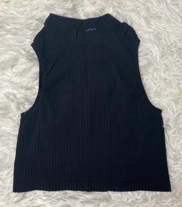 Forever 21 mooie zwarte mouwloze rib top , maatje 38 beschikbaar voor biedingen