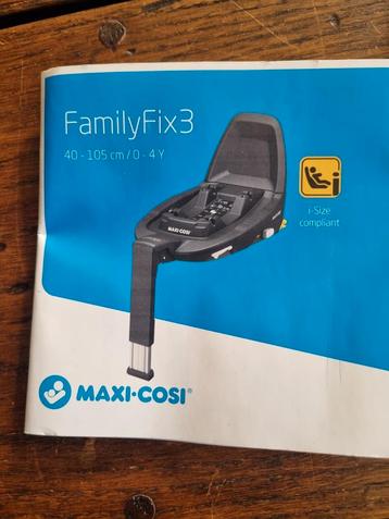 Maxi-Cosi FamilyFix3 ISOFIX-autostoelbasis beschikbaar voor biedingen