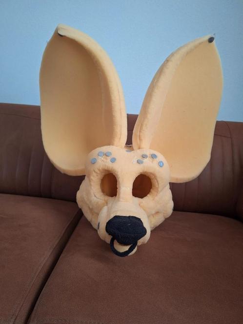 Furry fursuit head base canine (ZSM ivm. verhuizing), Hobby en Vrije tijd, Kostuums, Theaterbenodigdheden en LARP, Nieuw, Ophalen of Verzenden