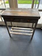 Vintage sidetable/bijzettafel, Huis en Inrichting, Tafels | Sidetables, Ophalen, 25 tot 50 cm, Rechthoekig, 50 tot 100 cm