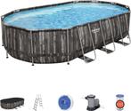 Bestway zwembad 610 x 366 x 122 MAGAZIJN UITVERKOOP, Opzetzwembad, 200 tot 400 cm, Ovaal, Ophalen