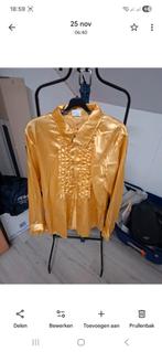 Gouden disco, foute party blouse maat XL, Kleding | Heren, Carnavalskleding en Feestkleding, Ophalen of Verzenden, Zo goed als nieuw