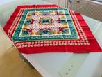 Tafelkleed rood bloemen retro vintage NIEUW jaren 70 80, Huis en Inrichting, Keuken | Textiel, Ophalen of Verzenden, Nieuw, Rood