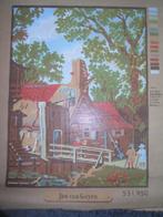 NIEUW stramien Brug - Jan van Goyen. Verkoop ook DMC garens, Ophalen of Verzenden, Nieuw, Handborduren, Onderdeel of Toebehoren