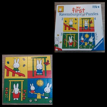 Ravensburger Nijntje Puzzels met 2, 3, 4 en 5 stukjes beschikbaar voor biedingen