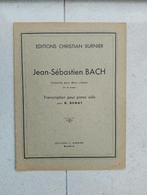Concert d kl voor twee violen JS Bach BWV 1043, Klassiek, Ophalen of Verzenden, Zo goed als nieuw, Artiest of Componist