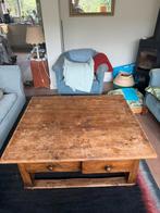 Eiken salontafel, Ophalen, Gebruikt, 100 tot 150 cm, Eikenhout
