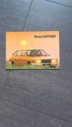 Folder simca 1307/1308, Overige merken, Ophalen of Verzenden, Zo goed als nieuw