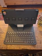 iPad Houder met Bluetooth Toetsenbord, Ophalen of Verzenden, Gebruikt, Grijs, Apple iPad