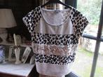 mj/NIEUW! TAIFUN/top/topje/maat 38/40 ecru/zwart, Maat 38/40 (M), Overige kleuren, Verzenden, Nieuw