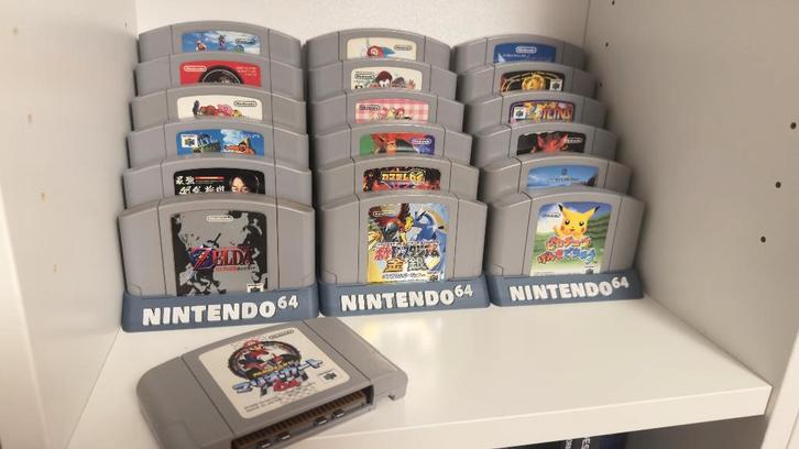 Nintendo 64 (Japanse versie) + 19 Games | Complete set, Spelcomputers en Games, Spelcomputers | Nintendo 64, Gebruikt, Met 3 controllers of meer