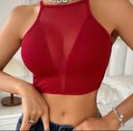 Nieuwe Soft and stretch bra top! Zwaart / Rood - M / S, Verzenden, Nieuw, Rood, Zonder mouw