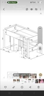 Hoogslaper, Huis en Inrichting, Slaapkamer | Stapelbedden en Hoogslapers, Eenpersoons, Ophalen of Verzenden, Zo goed als nieuw
