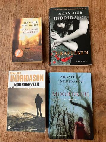 Arnaldur Indridason - 4 Thrillers Erlendur Serie beschikbaar voor biedingen