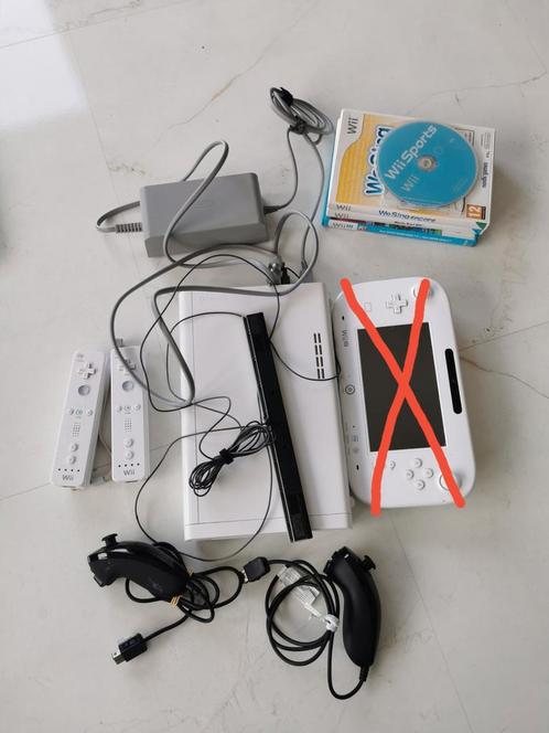 Nintendo Wii u spelcomputer, Spelcomputers en Games, Spelcomputers | Nintendo Wii U, Gebruikt, Met 2 controllers, Ophalen