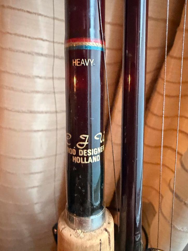 CJW Pen Hengel 390cm - Bordeauxrood, Watersport en Boten, Hengelsport | Karpervissen, Gebruikt, Werphengel, Ophalen of Verzenden