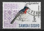 Samoa 1967 Vogel witbuikmonarch Samoa vliegenvanger, Verzenden, Gestempeld