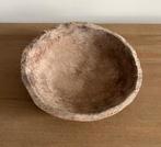 Franse sleets houten ronde schaal Wabi Sabi interieurstijl