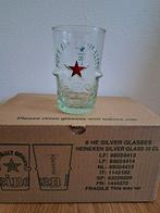Heineken silver glazen, Ophalen of Verzenden, Nieuw, Glas of Glazen, Heineken