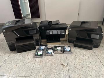 4 defecte printers – o.a. HP Officejet Pro 8600 plus +Canon. beschikbaar voor biedingen