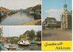 Akkrum 2 ansichtkaarten, Verzamelen, Ansichtkaarten | Nederland, Ophalen of Verzenden, 1960 tot 1980, Gelopen, Friesland