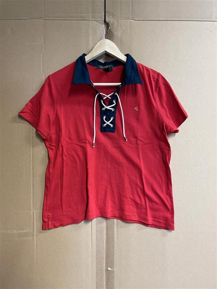 Ralph Lauren Shirt Maat L, Kleding | Dames, T-shirts, Zo goed als nieuw, Maat 38/40 (M), Korte mouw, Ophalen of Verzenden