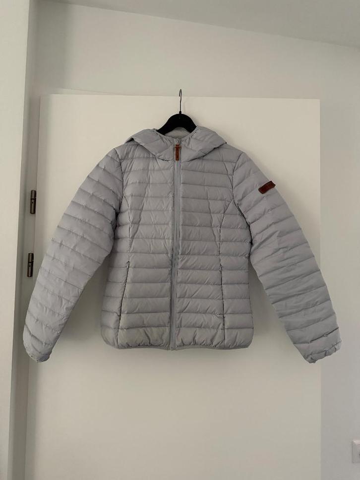 Zomerjas Moscow type Edgy -lichtblauw/lichtgrijs -nieuwstaat, Kleding | Dames, Jassen | Zomer, Zo goed als nieuw, Maat 38/40 (M)