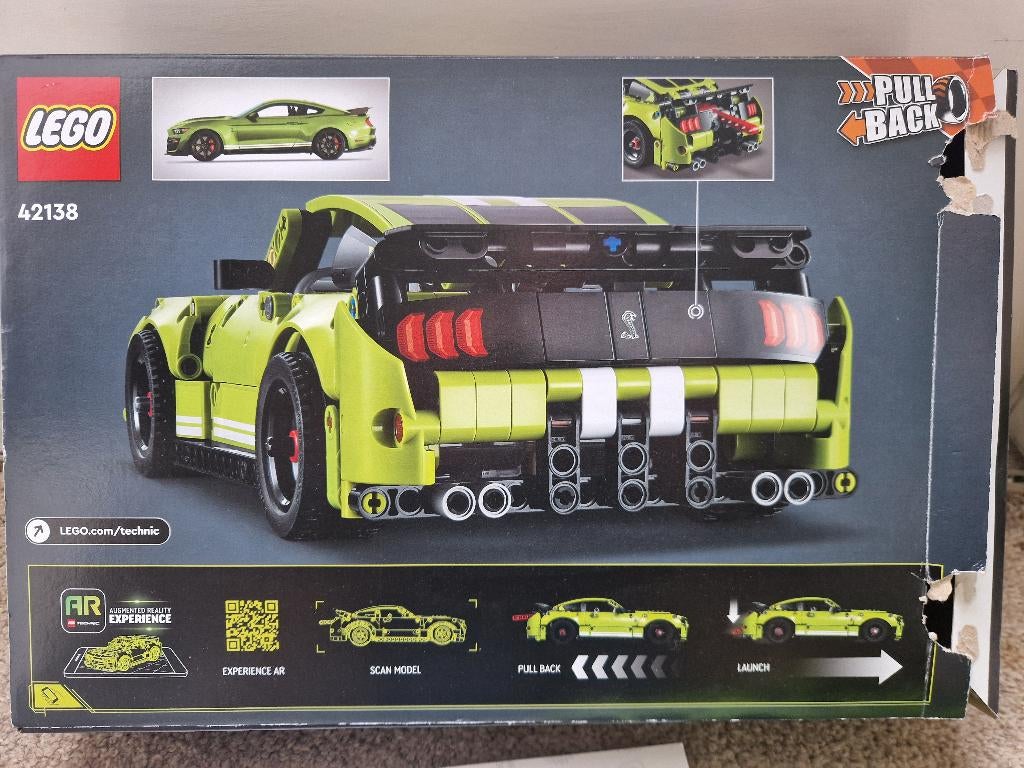 Lego technic, Fort Mustang Shelby, Ophalen, Gebruikt, Complete set, Lego