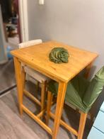 bartafel met twee stoelen, Huis en Inrichting, Ophalen of Verzenden, Gebruikt