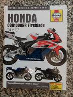 HONDA CBR1000R FIREBLADE 04 TO 07 HAYNES SERVICE REPAIR ., Haynes, Ophalen of Verzenden, Zo goed als nieuw, Merk of Model