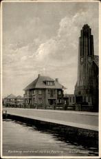 Waddinxveen Kerkweg met Gereformeerde Kerk en Pastorie # 810, Verzamelen, Ansichtkaarten | Nederland, Gelopen, Zuid-Holland, 1920 tot 1940