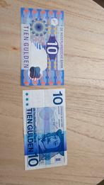 2 briefjes van 10 gulden, Ophalen of Verzenden, 10 gulden