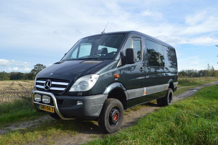 Mercedes Sprinter 518 cdi V6 Camper 4x4, Caravans en Kamperen, Campers, Particulier, tot en met 2, Buscamper of Camperbus, Mercedes-Benz