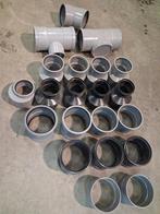 PVC Buizen en Fittingen - Diverse Maten, Bochten, Gebruikt, Pvc, 60 tot 80 mm