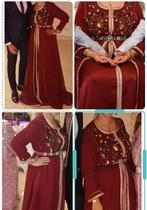 Takchita bordeau, Kleding | Dames, Gelegenheidskleding, Ophalen of Verzenden, Zo goed als nieuw, Maat 38/40 (M), Overige typen