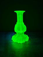 Uranium Glas Inktpot/Parfumfles, Ophalen of Verzenden